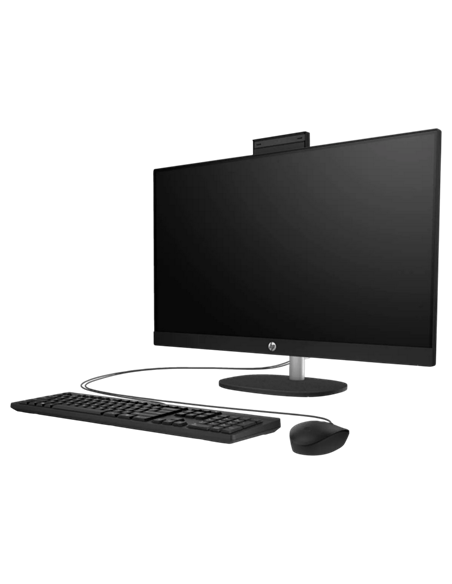 Моноблок HP 24-cr0074ci, 24", AMD Ryzen 5 7520U, 16Гб/512Гб, FreeDOS, Чёрный