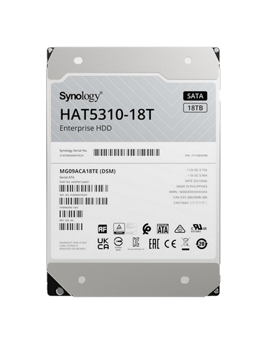 Жесткий диск SYNOLOGY HAT5310-18T, Серебристый