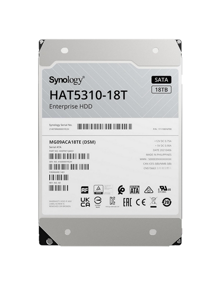 Жесткий диск SYNOLOGY HAT5310-18T, Серебристый