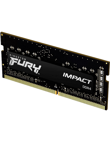 Оперативная память Kingston FURY Impact, DDR4 SDRAM, 3200 МГц, 16Гб, KF432S20IB/16
