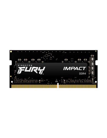 Оперативная память Kingston FURY Impact, DDR4 SDRAM, 3200 МГц, 16Гб, KF432S20IB/16