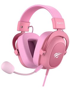 Игровая Гарнитура Havit H2002d, Проводной аналоговый, Розовый 2