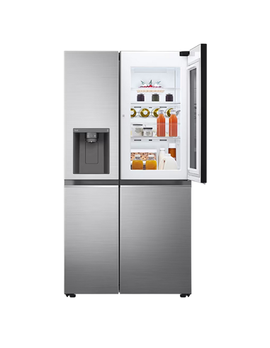 Frigider LG GSXV80PZLE, InstaView Door-in-Door™, Argintiu