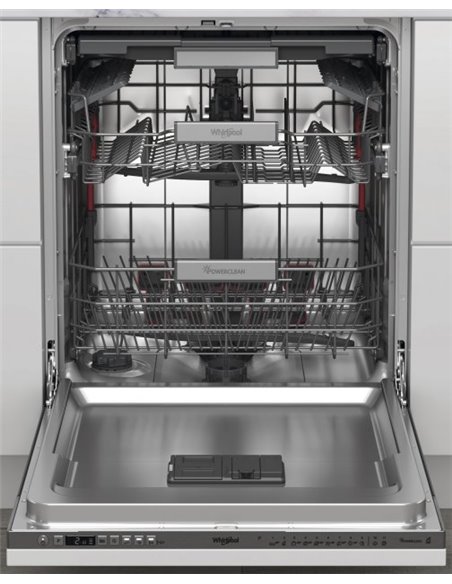 Mașină de spălat vase Whirlpool WIO 3T133 PLE, Oțel inoxidabil