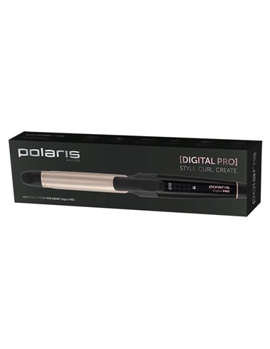 Плойка Polaris Digital PRO PHS 2533KT, Чёрный | Розовый