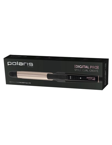 Плойка Polaris Digital PRO PHS 2533KT, Чёрный | Розовый