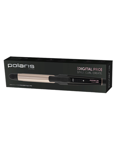 Плойка Polaris Digital PRO PHS 2533KT, Чёрный | Розовый