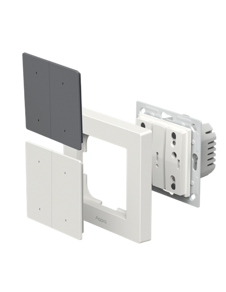 Comutator inteligent AQARA Light Switch H2, Alb