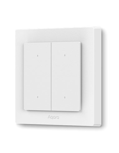 Comutator inteligent AQARA Light Switch H2, Alb
