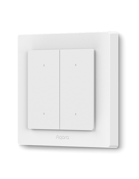 Comutator inteligent AQARA Light Switch H2, Alb