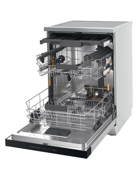 Mașină de spălat vase Whirlpool W7F HP33 X, Oțel inoxidabil