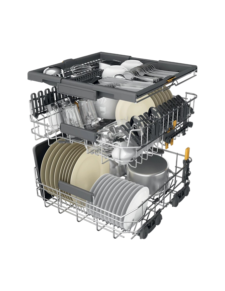 Посудомоечная машина Whirlpool W7F HP33 X, Нержавеющая сталь