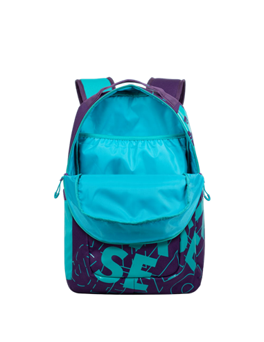 Rucsac zilnic RivaCase Heide, 15.6", Poliester, Violet/Acvamarin