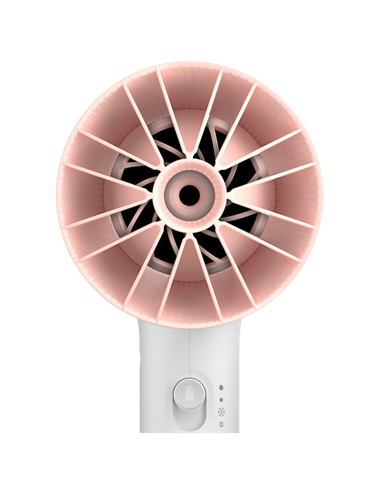Uscător de păr Philips BHD300/00, 1600W, Alb | Roz