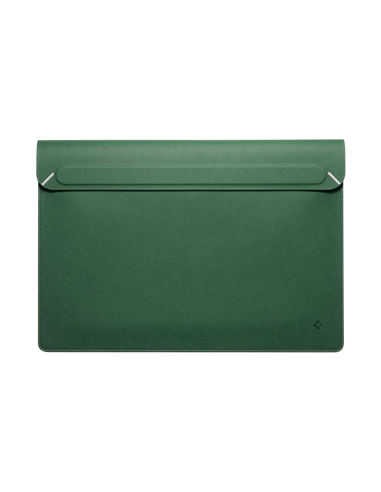 Футляр для ноутбука Spigen Valentinus 15-16", Искусственная кожа, Jeju Green