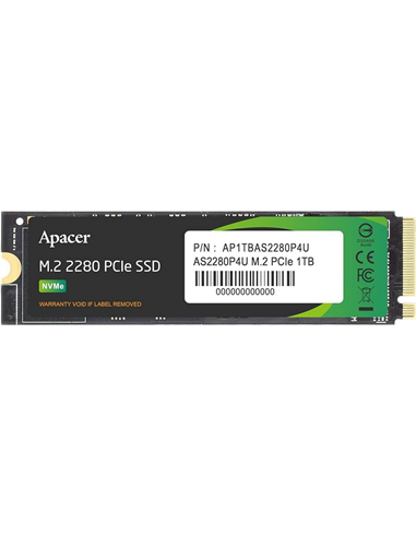 Unitate SSD Apacer AS2280P4U, 1024GB, AP1TBAS2280P4U-1