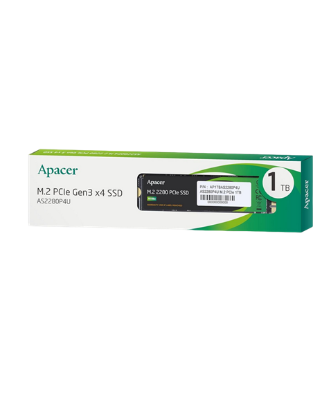 Unitate SSD Apacer AS2280P4U, 1024GB, AP1TBAS2280P4U-1
