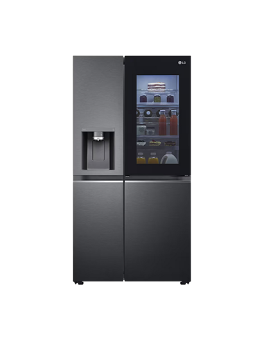 Frigider LG GSXV90MCDE, InstaView Door-in-Door™, Negru