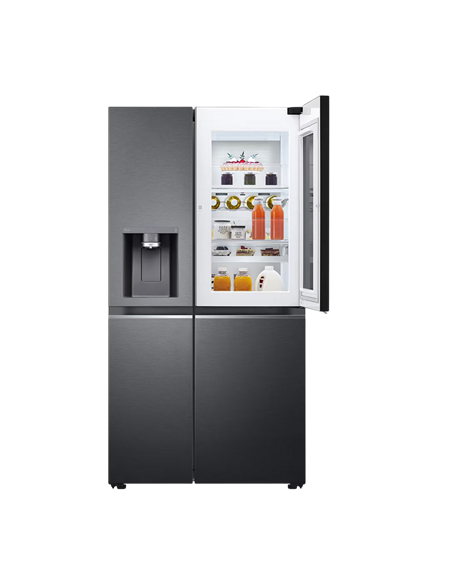 Frigider LG GSXV90MCDE, InstaView Door-in-Door™, Negru
