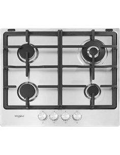 Газовая варочная панель Whirlpool TGML 661 IX, Нержавеющая сталь