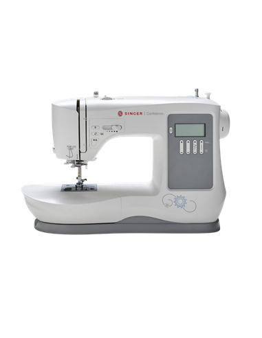 Mașină de cusut Singer Confidence 7640, Alb | Gri