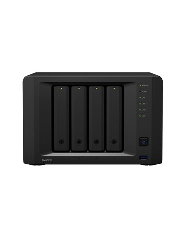 Stocare atașată la rețea SYNOLOGY DVA3221, Negru