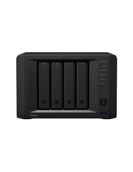 Stocare atașată la rețea SYNOLOGY DVA3221, Negru