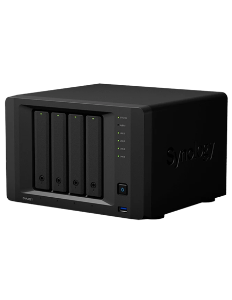 Stocare atașată la rețea SYNOLOGY DVA3221, Negru