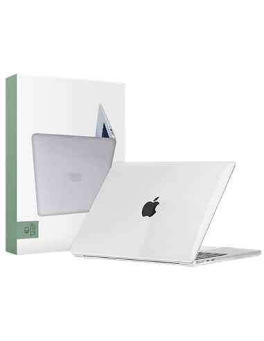 Чехол для ноутбука Tech Protect Smartshell Macbook Air 13 (2022), 13.6", Поликарбонат, Crystal Clear