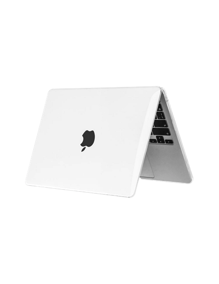 Husă pentru laptop Tech Protect Smartshell Macbook Air 13 (2022), 13.6", Policarbonat, Crystal Clear