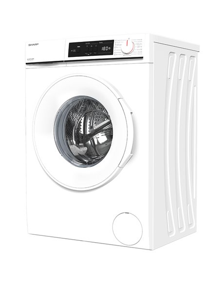 Стиральная машина Sharp ESNFA714BWBEE, 7кг, Белый