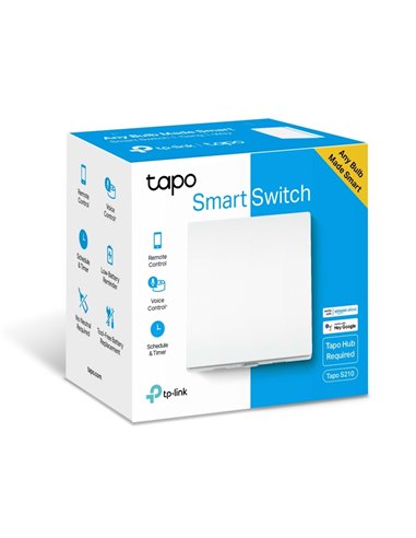 Comutator inteligent de lumină TP-LINK Tapo S210, Alb