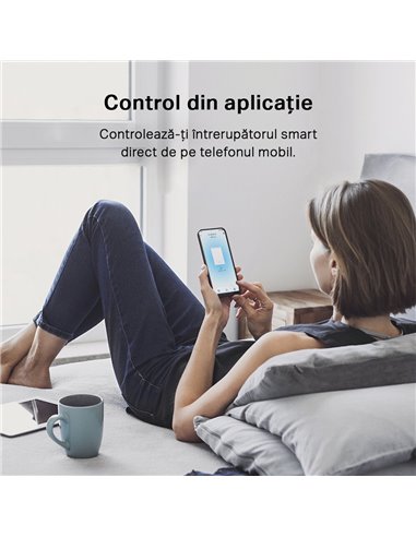 Comutator inteligent de lumină TP-LINK Tapo S210, Alb