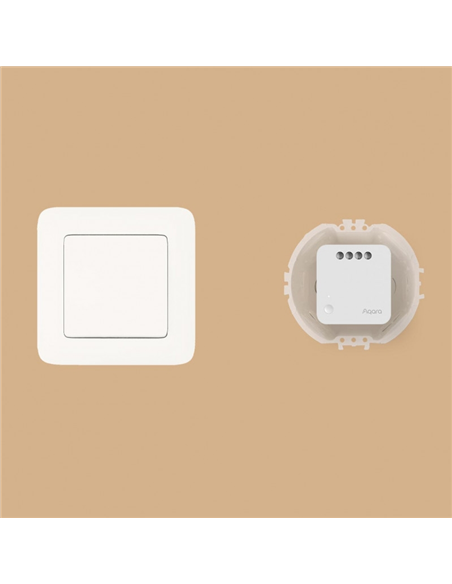 Releu Smart Power AQARA Single Switch Module T1, No Neutral, Alb