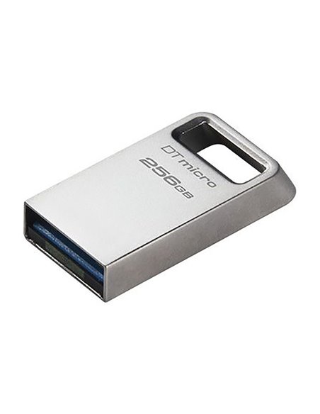 USB Flash накопитель Kingston DataTraveler Micro, 256Гб, Серебристый