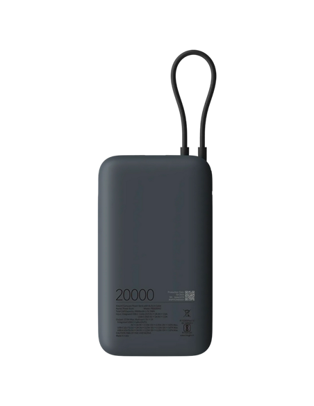 Портативное зарядное устройство Xiaomi BHR9740GL, 20000мА·ч, Темно-серый