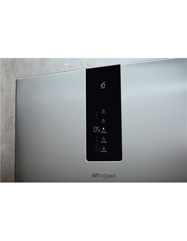 Frigider Whirlpool W9 821A OX H, Oțel inoxidabil