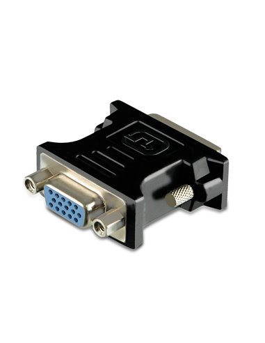 Видеоадаптер SVEN SV-015534, DVI-I (M) - VGA D-Sub (F), Чёрный