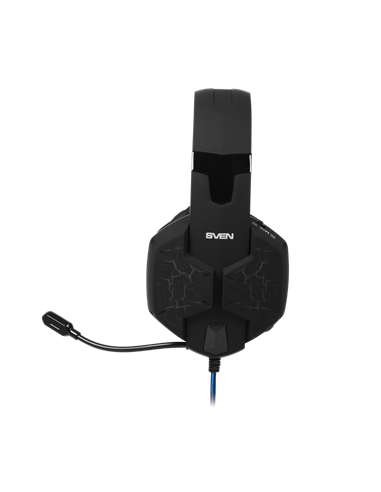 Căști gaming SVEN AP-U980MV, Cu fir, Negru/Albastru