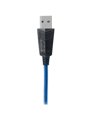 Игровая Гарнитура SVEN AP-U980MV, Проводной аналоговый, Чё/рный/Синий