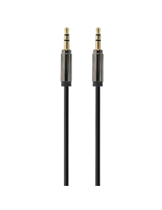 Audio Adaptor Cablexpert CCAP-444-0.75M, 3.5mm 3-pin (M) - 3.5mm 3-pin (M), 0,75m, Negru