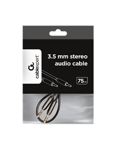 Аудио адаптер Cablexpert CCAP-444-0.75M, 3.5mm 3-pin (M) - 3.5mm 3-pin (M), 0,75м, Чёрный 2
