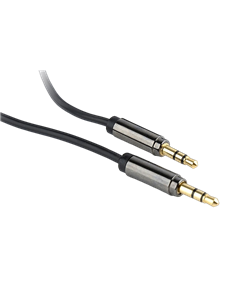 Аудиокабель Cablexpert CCAP-444-1M, 3.5mm 3-pin (M) - 3.5mm 3-pin (M), 1м, Чёрный 2
