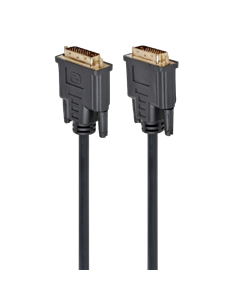 Видео кабель Cablexpert CC-DVI2-BK-6, DVI-D (M) - DVI-D (M), 1,8м, Чёрный