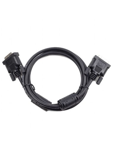 Видео кабель Cablexpert CC-DVI2-BK-6, DVI-D (M) - DVI-D (M), 1,8м, Чёрный