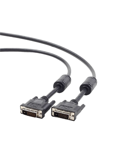 Cablu Video Cablexpert CC-DVI2-BK-10, DVI-D (M) - DVI-D (M), 3m, Negru