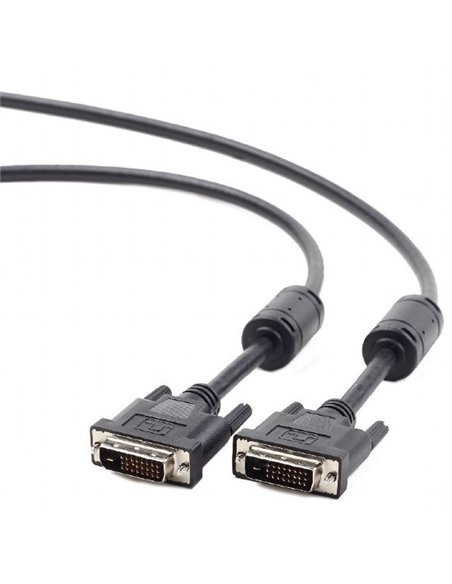 Cablu Video Cablexpert CC-DVI2-BK-10, DVI-D (M) - DVI-D (M), 3m, Negru