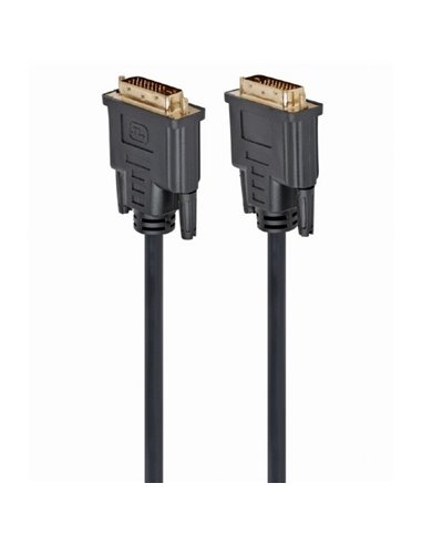 Видеокабель Cablexpert CC-DVI2-BK-10, DVI-D (M) - DVI-D (M), 3м, Чёрный