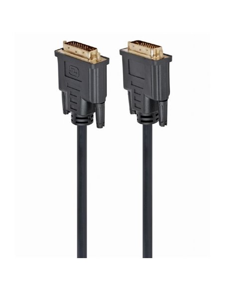 Видеокабель Cablexpert CC-DVI2-BK-10, DVI-D (M) - DVI-D (M), 3м, Чёрный