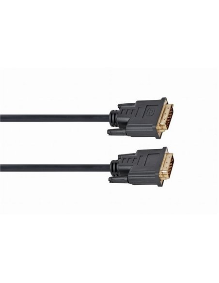 Видеокабель Cablexpert CC-DVI2-BK-10, DVI-D (M) - DVI-D (M), 3м, Чёрный